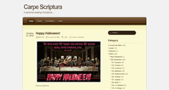 Desktop Screenshot of carpescriptura.com