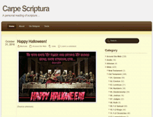 Tablet Screenshot of carpescriptura.com